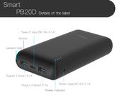 Fast Charging 20000mah Mobile Phone Charger Power Bank 2 Usb Port 12 Months Warranty